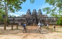 Visite des temples d'Angkor en vélo